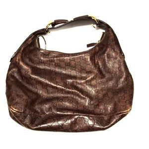 Gucci horsebit purse leather